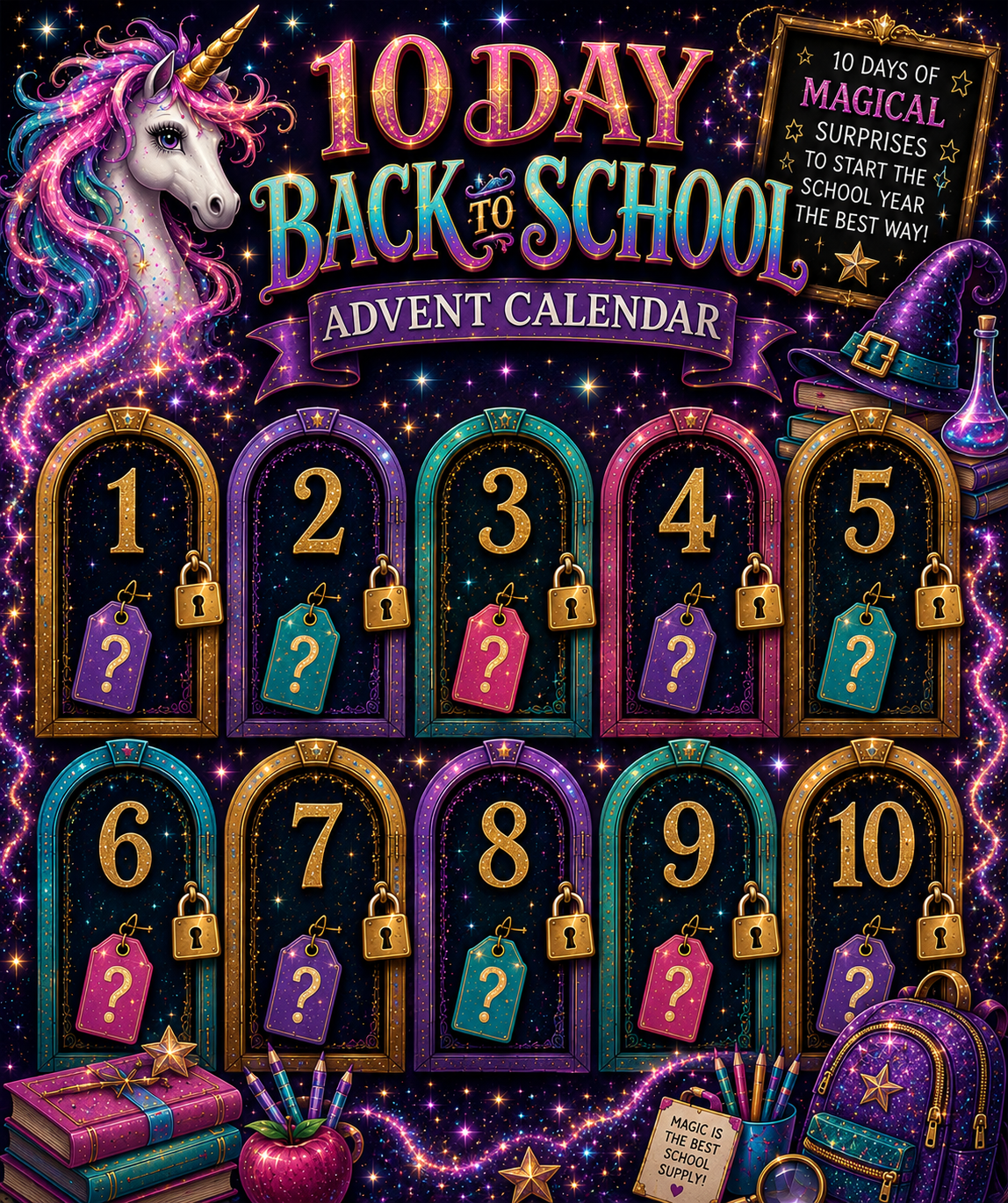 ✨🦄 10-Day Mystery Reveal Back to School Adventure 🦄✨
