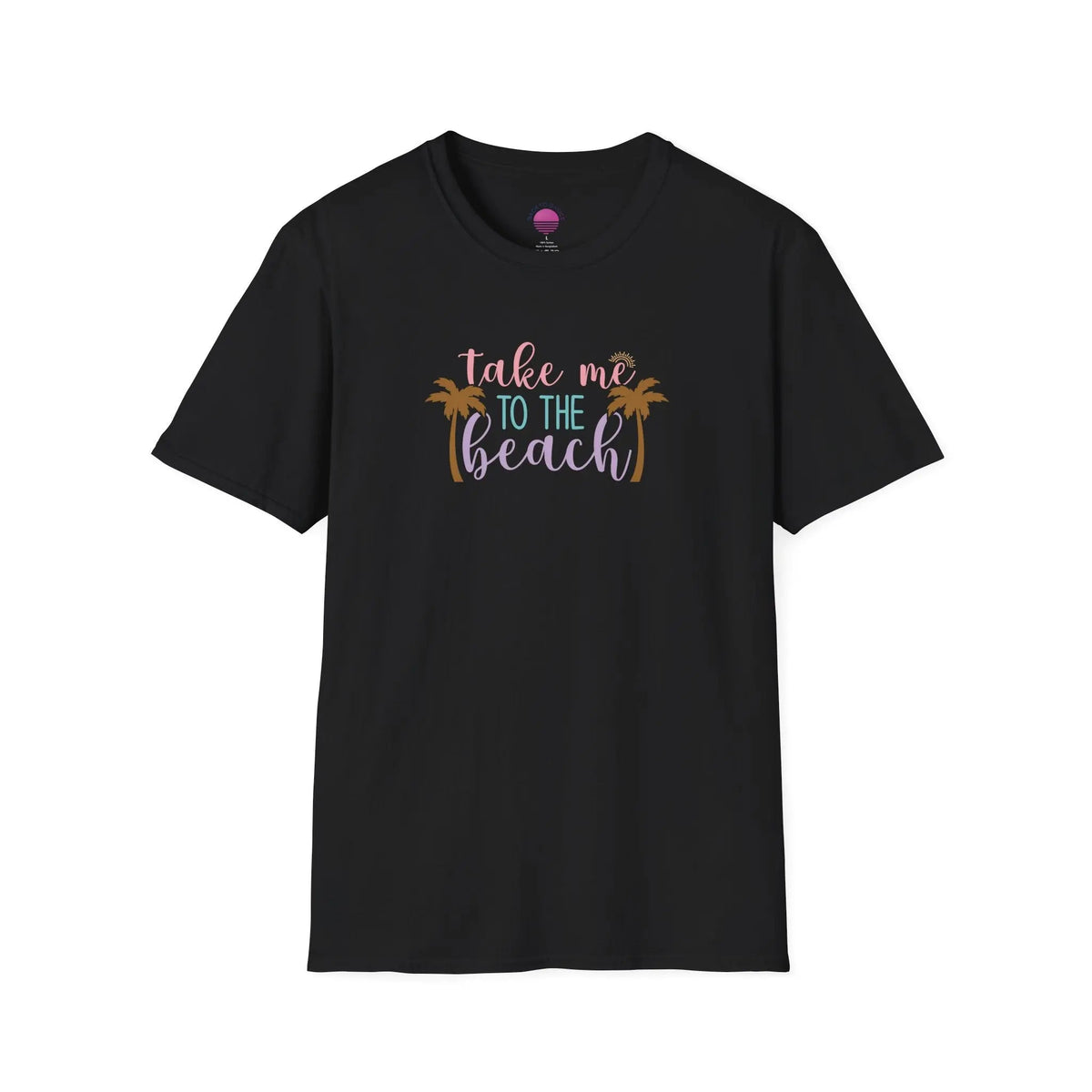 Take Me to the Beach Pastel Palm T-Shirt