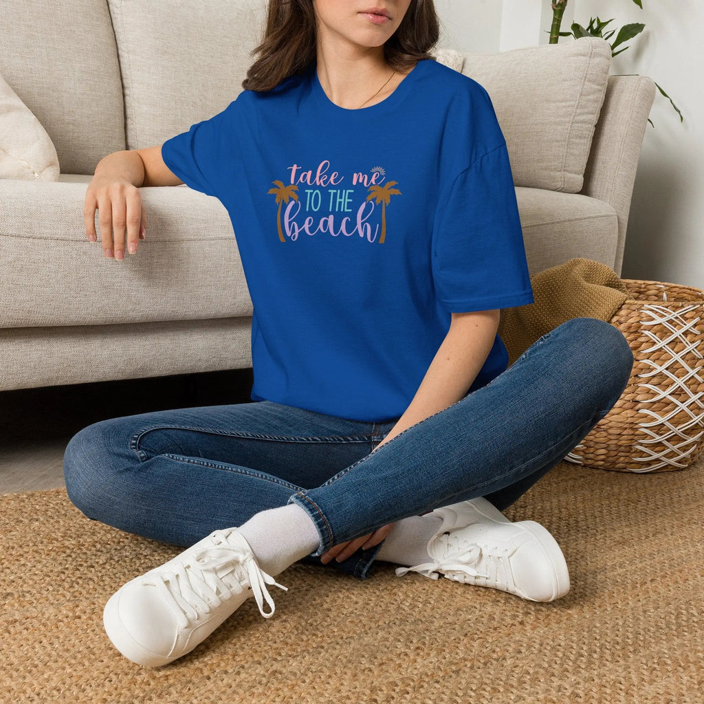 Take Me to the Beach Pastel Palm T-Shirt