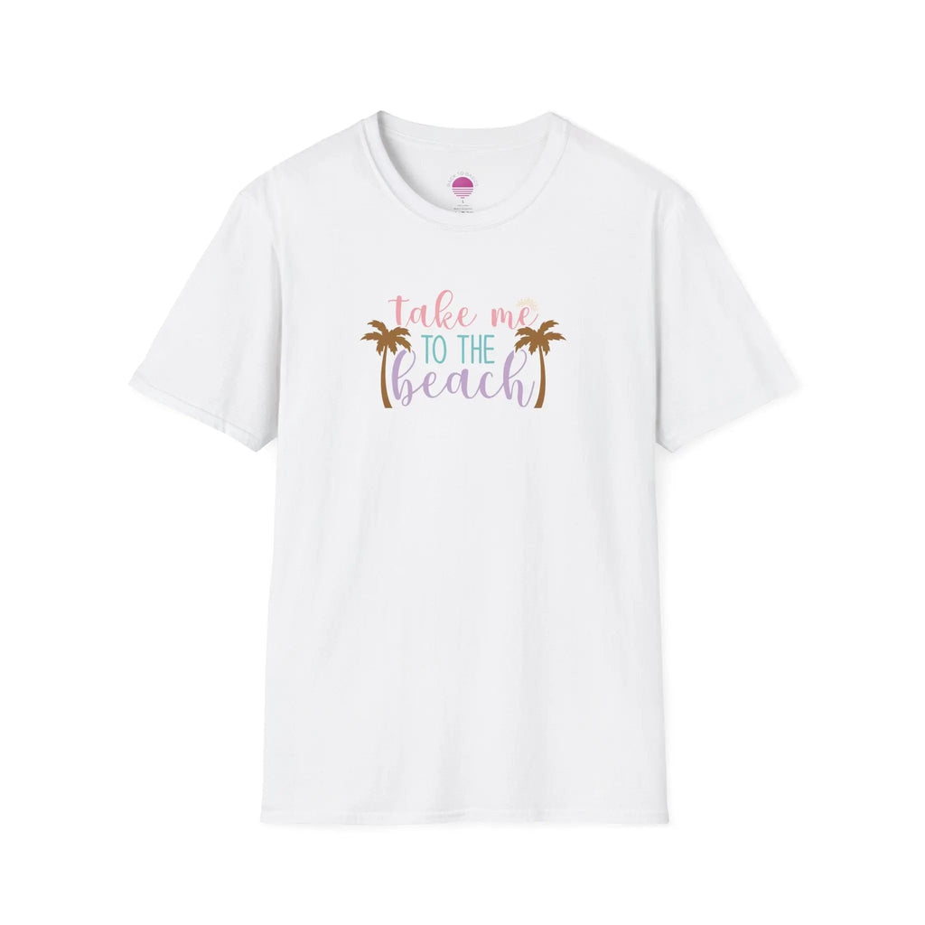 Take Me to the Beach Pastel Palm T-Shirt