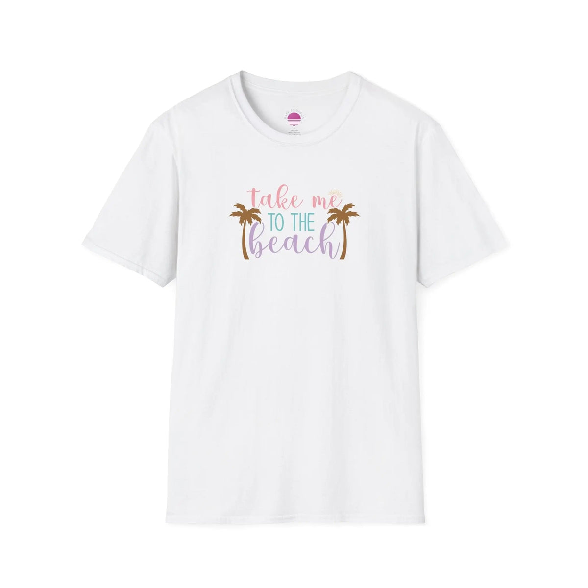 Take Me to the Beach Pastel Palm T-Shirt