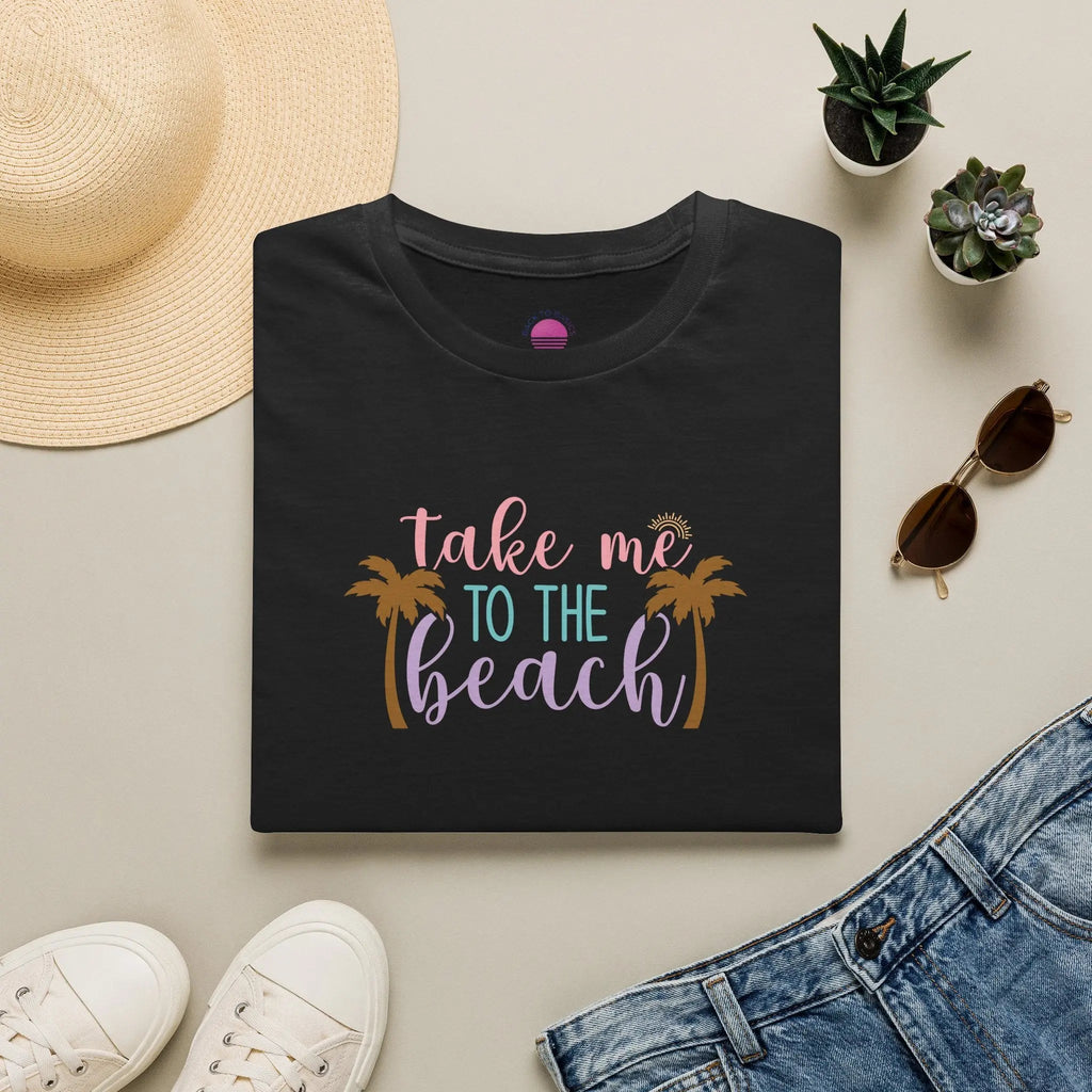 Take Me to the Beach Pastel Palm T-Shirt