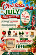 25 Day Advent Box - Christmas in July