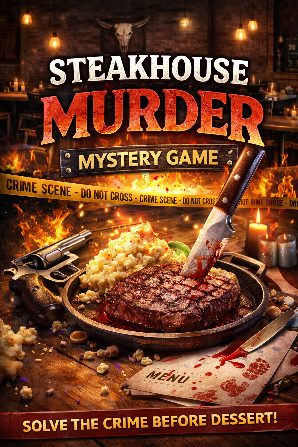 Mystery Murder Game (Steakhouse)