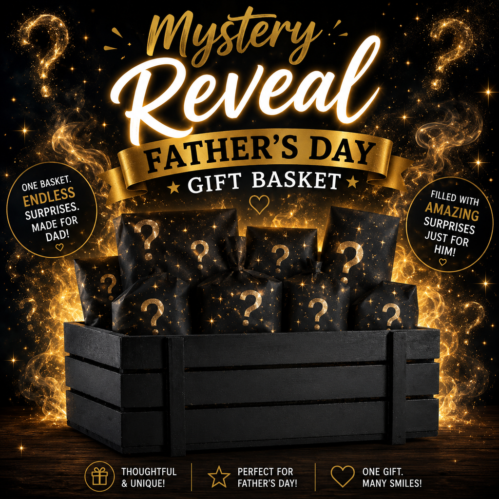 Mystery Reveal Father's Day Gift Basket