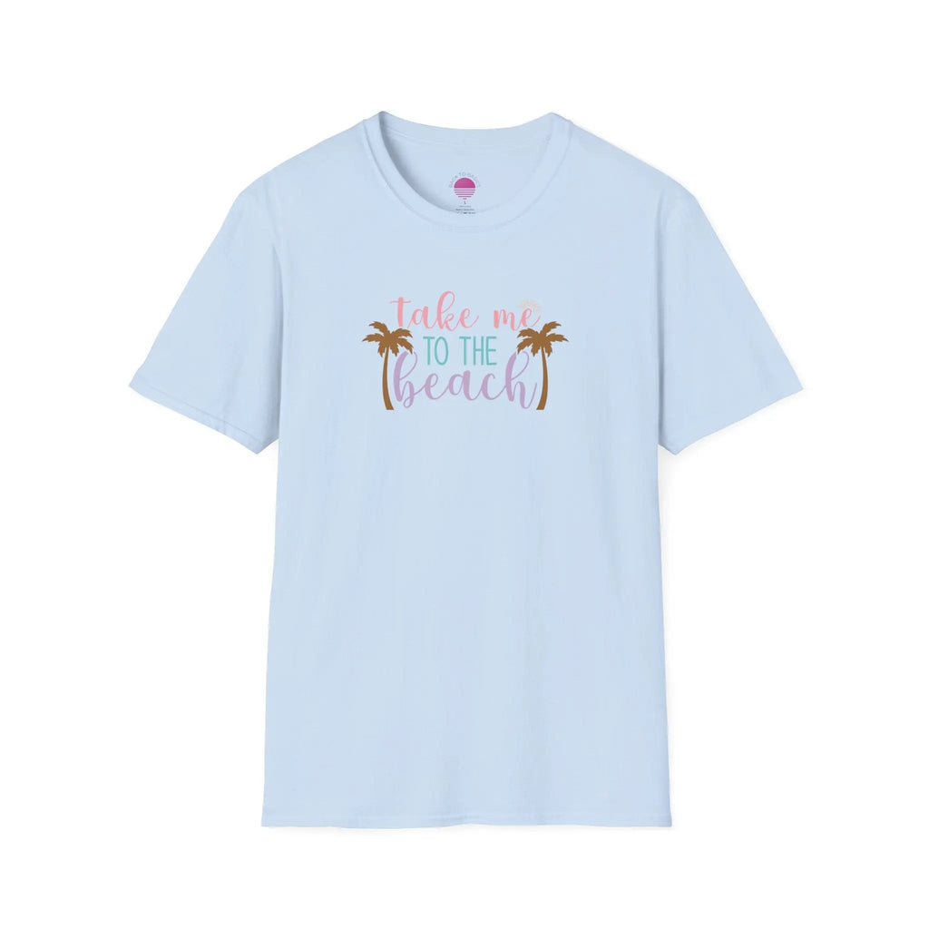 Take Me to the Beach Pastel Palm T-Shirt