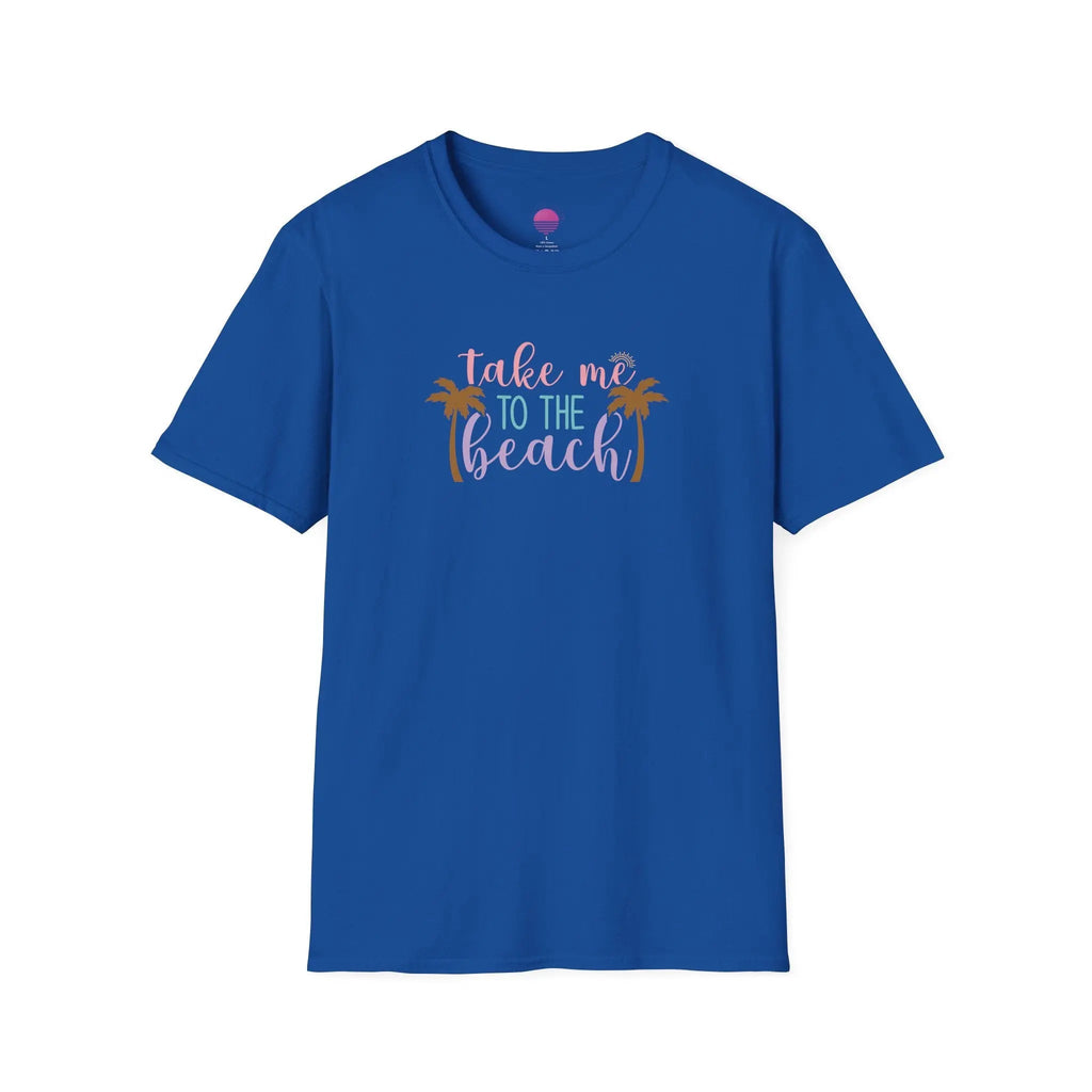 Take Me to the Beach Pastel Palm T-Shirt