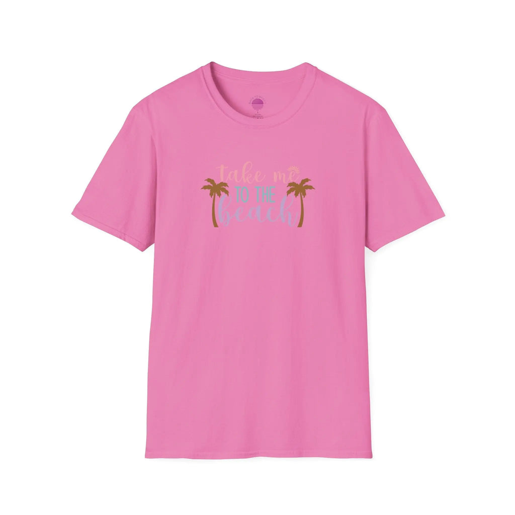 Take Me to the Beach Pastel Palm T-Shirt