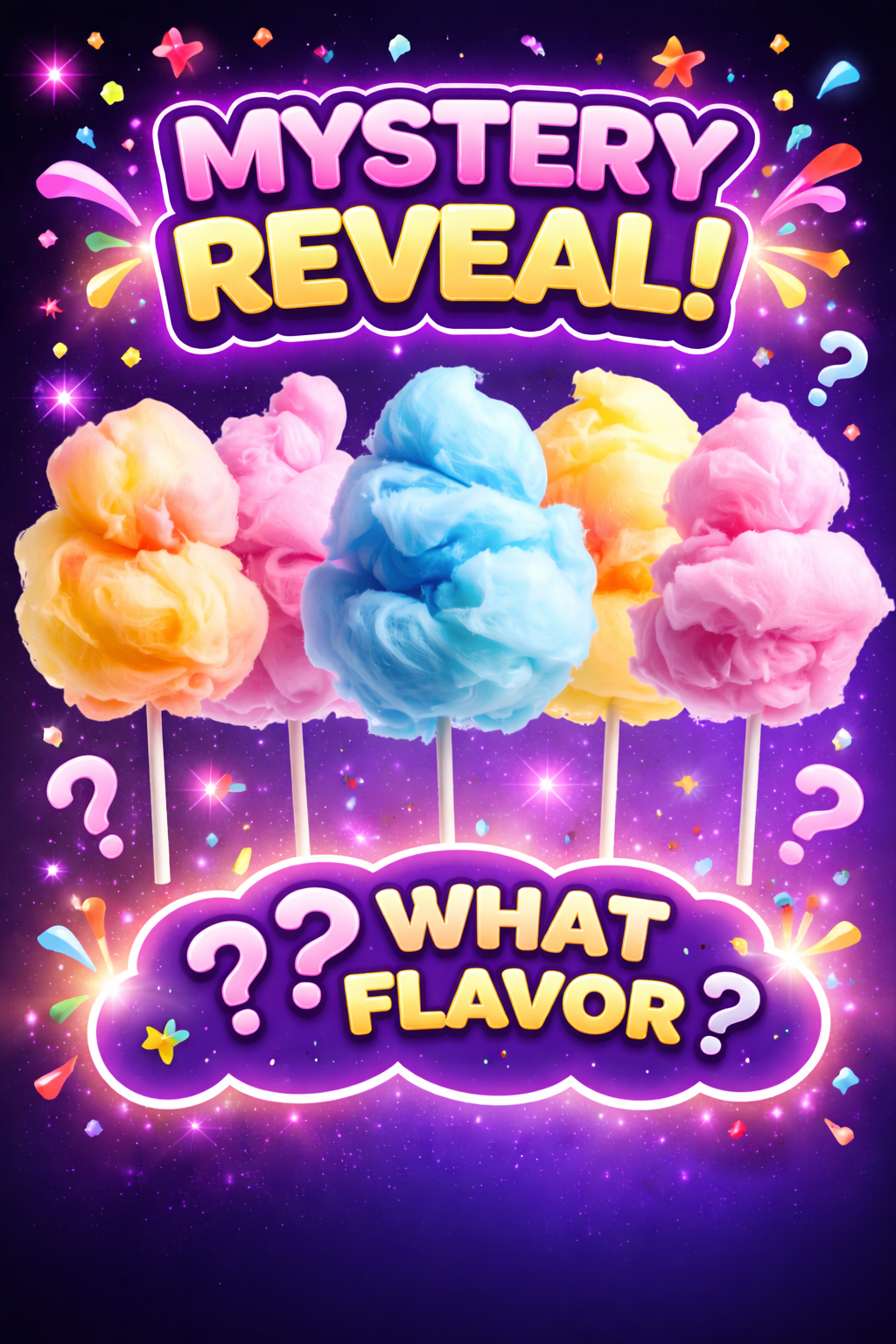 Mystery Reveal Cotton Candy
