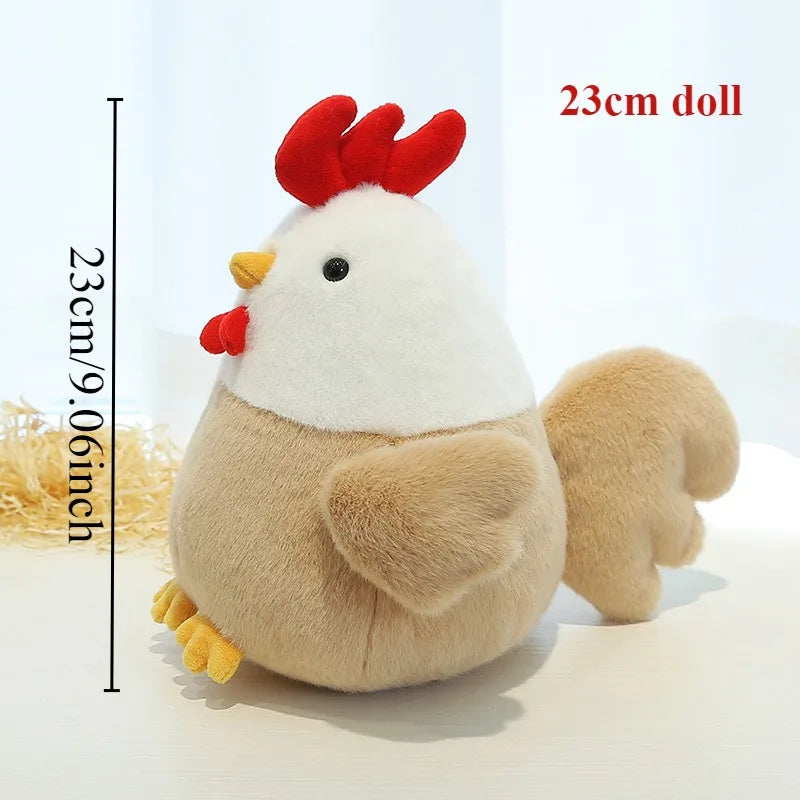 Chicken Plush Bag — Hen-Shaped Fuzzy Handbag & Keychain Plush Purse