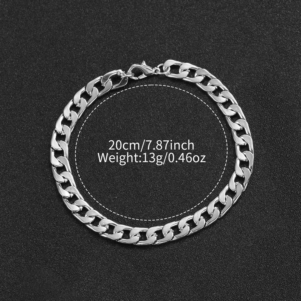 Men's Watch with Steel Band, Bracelet Set (box not included)