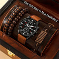 Men's Hip Hop Luxury Fashion Watch – Wristwatch & Bracelet Set
