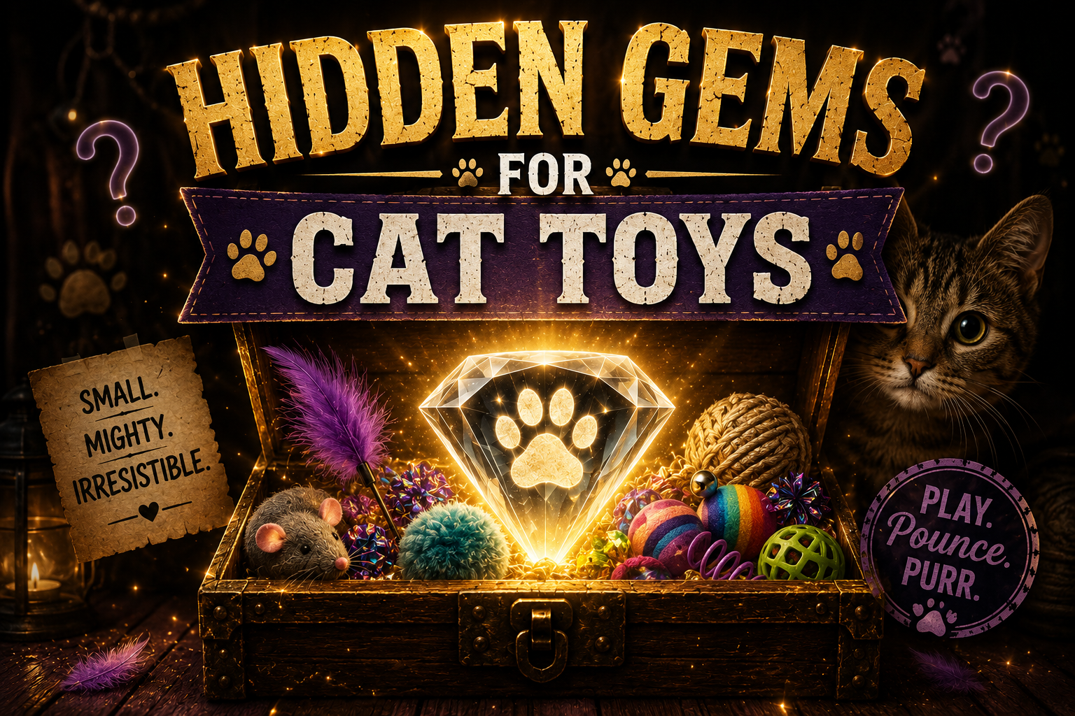 Mystery Reveal Cat Toys
