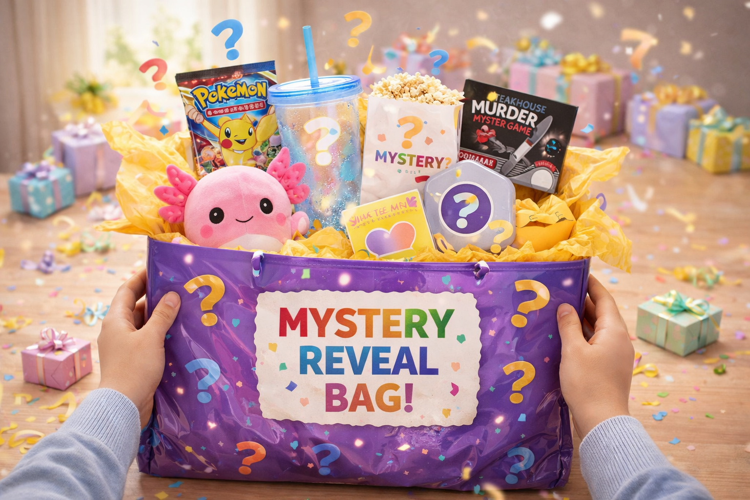 Mystery Reveal Goodies Bag