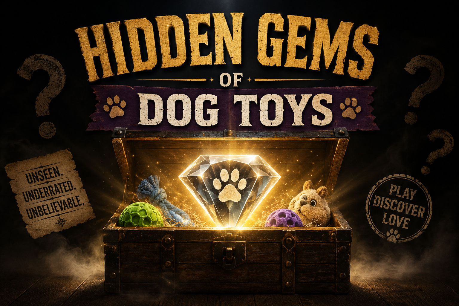 Mystery Dog Toy Box
