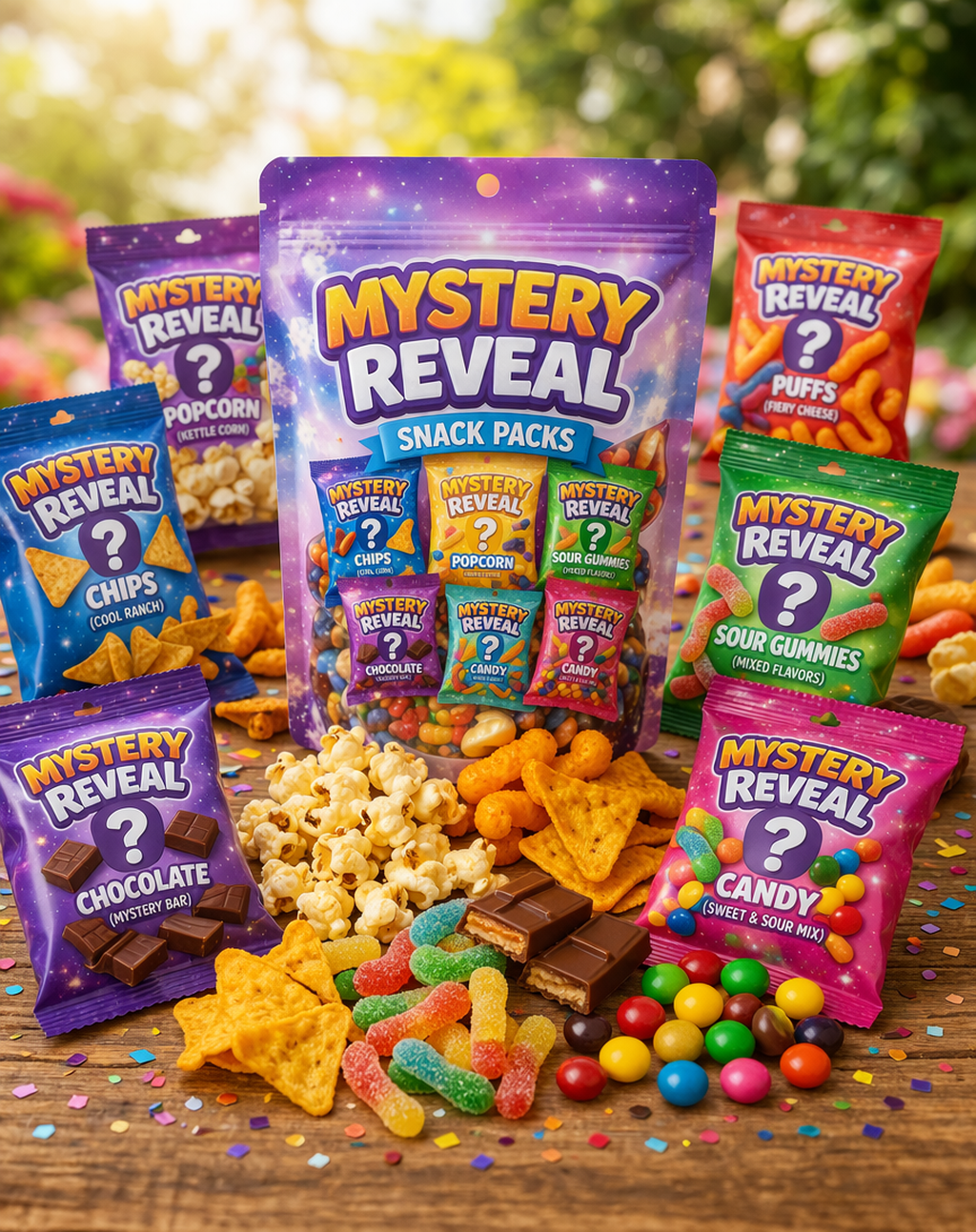 Mystery Reveal Snack Packs